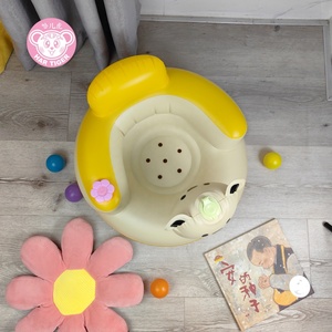 Modern PVC <b>Inflatable</b> Baby <b>Sofa</b> for Dining Comfortable Living Room and Bathroom for Learning & Eating Dinner - Product Image 6