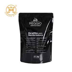 Bolsa de plástico con cremallera para embalaje de alimentos personalizada de fábrica, bolsa de polvo de proteína de suero con cremallera - Product Image 1