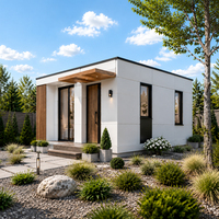 Module de maison modulaire isolé à économie d'énergie avec module de circulation d'air intégré pour la vie quotidienne
