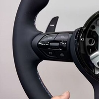 Volant sport noir pour BMW F10 F20 F30 M3 F80 M4 F82 M2 F87 M5 F90 X3 F25 X5 E70 E71 E90 E92 Accessoires de voiture