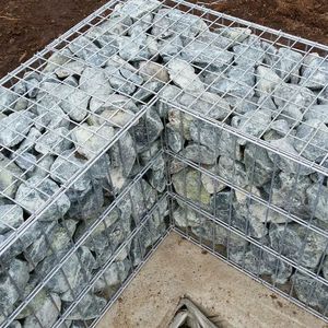 Système de protection paysagère moderne, <span class=keywords><strong>gabion</strong></span> soudé à haute résistance avec revêtement Galfan pour <span class=keywords><strong>mur</strong></span> de soutènement et berge de rivière - Product Image 2