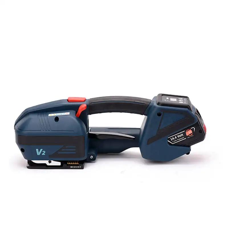 V2 Automatische Handheld Wikkelmachine Voor Pp Huisdierriemen Elektrisch Bandbandgereedschap