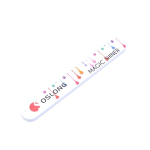 Đánh bóng đệm thẳng chuyên nghiệp Emery 100 150 có thể giặt tái sử dụng ma thuật Shiner đánh bóng móng tay đệm tập tin - Product Image 2