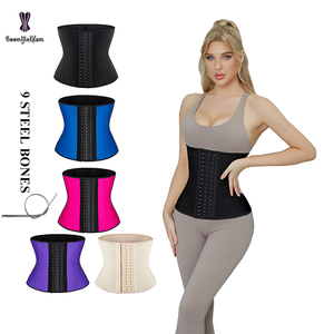 5 couleurs disponibles Ann Cheri Fajas Colombiana ceinture 3 crochets réglable minceur ceinture Latex taille formateur 9 acier os Corset - Product Image 1