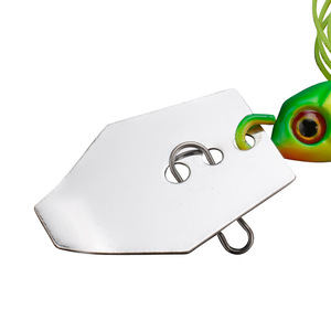 Señuelos Artificiales <span class=keywords><strong>de</strong></span> Alta Calidad con Forma <span class=keywords><strong>de</strong></span> Hoja <span class=keywords><strong>de</strong></span> Sauce y Cuchillas Giratorias para Pesca <span class=keywords><strong>de</strong></span> Lucio - Product Image 3