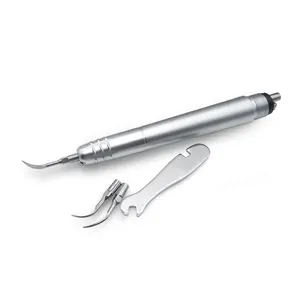 Instrumen gigi 2/4 lubang dengan 3 ujung Scaler gigi, Scaler udara ultrasonik Handpiece