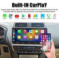 Android 13 octa-core bulit-in 360 imagen 8 + 128GB 1920*720 HD reproductor de radio para coche pantalla Android para Toyota Prado 2018 2019 2020