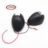 FOYO — lampe de navigation en plastique, paire noire, feu de faisceau lumineux, accessoire pour bateau, Yacht