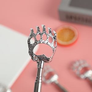 Fabrik Quelle Edelstahl Teleskop ältere Menschen Rücken Scratcher Finger abdruck Bärentatze Design Juckreiz Relief Tool <span class=keywords><strong>Massage</strong></span> Produkt - Product Image 3