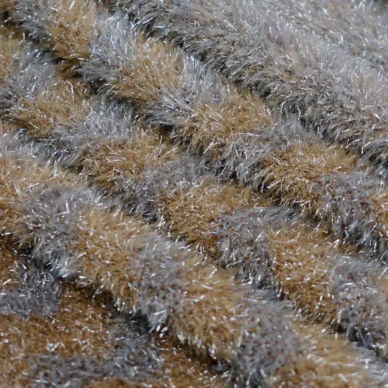 Высококачественная блестящая нейлоновая пряжа для волос с конусом, мягкий свитер, модная нить для вязания