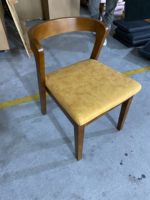 Ensemble de mobilier de restaurant pliable écologique moderne, chaise haute et table avec tabouret en bois pour hôtels, centres commerciaux, bars