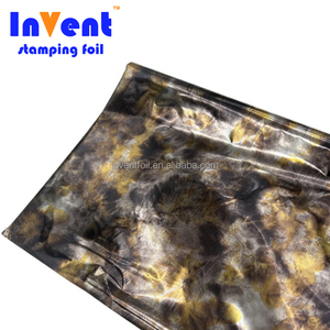 Nuevo diseño, pintura de grafiti, patrón de pintura, interruptor de color, película holográfica de transferencia de calor, lámina de estampado en caliente para telas textiles - Product Image 5