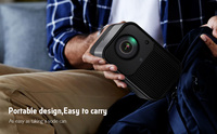 Ventes chaudes OEM Mini projecteur de poche portable pas cher 3D Full HD 4K Prise en charge de la projection LED LCD 130ANSI Lumens Android 9.0 Domestique
