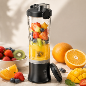 Licuadora Portátil Recargable por USB, Batidora Eléctrica para Smoothies, Tamaño Personal para Frutas y Verduras, Fácil de Usar en Casa y Viajes - Product Image 1