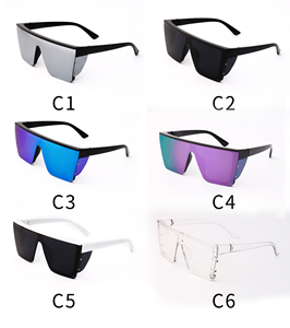 Gafas de Sol LMA Populares con Lentes de Espejo Negro, Marca de Moda Personalizada para Hombre y Mujer, Protección Z87 Contra Salpicaduras, Gafas de Seguridad UV400 de Alta Calidad - Product Image 6