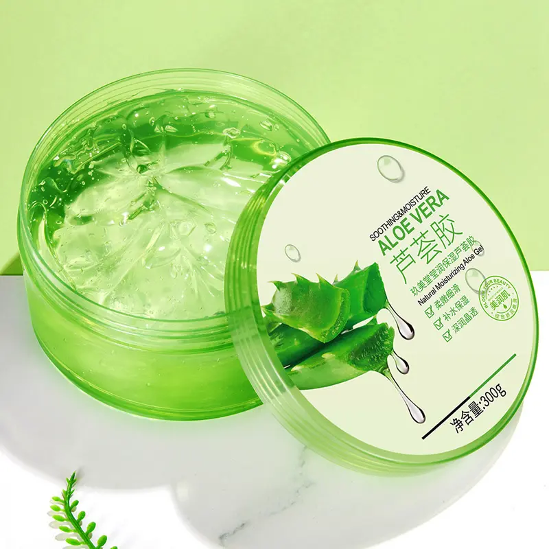 Vendedor direto pelo fabricante, o gel calmante de aloe vera para acne, desbota marcas de acne, hidrata e hidrata