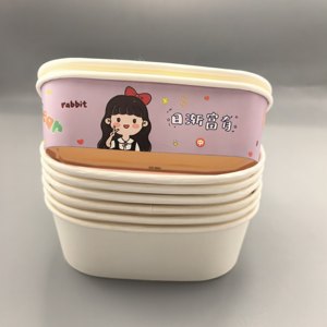 Hot Selling Disposable Chinese <b>Microwave</b> Safe Kraft Paper <b>Soup</b> Bowl Paper Food <b>Container</b> Paper Bowl with Lids - Product Image 4