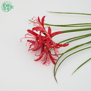 Flor Artificial de Lycoris Radiata de Alta Calidad y Larga Duración de 56 cm para Decoración de Interiores, Centros de Mesa y Arreglos Florales - Product Image 3