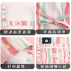 Tablier en toile rayé Miffy, taille L, anti-salissures, pour la cuisine, pour adultes - Product Image 3