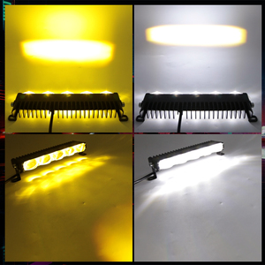 Feux de route pour voiture, feux de calandre à LED, 5 lentilles, feux de jour DRL, feux antibrouillard, feux de travail LED étanches, véhicule tout-terrain, camion - Product Image 2