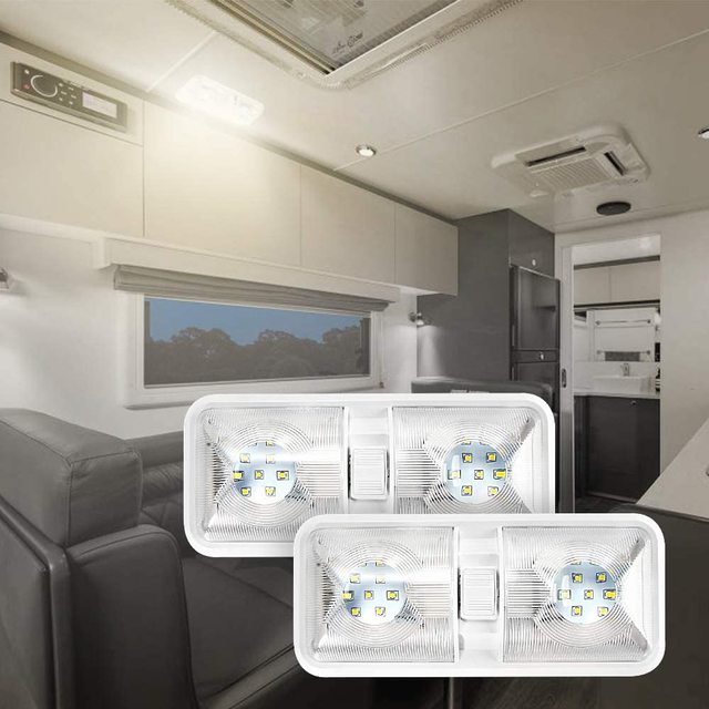 Camper Rv Surface Light Fixture 12v Dc Led Ceiling Light 12 Volt 3 Led Ceiling Down Light Rv