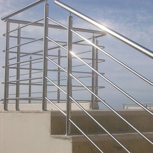 Barandilla de Balcón de <span class=keywords><strong>Diseño</strong></span> Moderno YL METAL, Barandilla de Acero Inoxidable para Exteriores, Pasamanos para Terraza y Escaleras - Product Image 1
