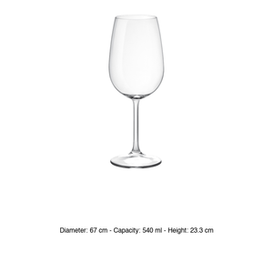 แก้วชิมไวน์ Bormioli Rocco Il Vino ขนาด 54 ซล. สูง 23.3 ซม. เส้นผ่านศูนย์กลาง 6.7 ซม. - Product Image 3