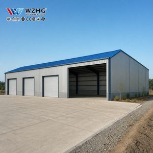 Taller y Almacén Integrados Construidos con Estructuras de Acero de Viga H de Alta Resistencia - Product Image 1