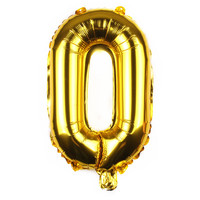 Ballons Chiffres 16'' - Or, Argent, Rose, Bleu pour Halloween, Baby Shower, Anniversaires et Mariages - Ballons en Aluminium à l'Hélium