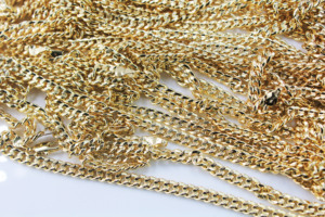 Chaînes cubaines rondes couleur champagne <span class=keywords><strong>or</strong></span>, unisexe, 60x0.55cm, originales, offre spéciale, bijoux tendance - Product Image 2