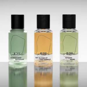 Flacon de parfum en verre transparent rond <span class=keywords><strong>vide</strong></span> de luxe avec bouchon à baïonnette 30ml 50ml 100ml Flacons de parfum en verre avec bouchon à baïonnette - Product Image 3