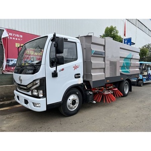 Camión barredor profesional Dongfeng 4x2, camión barredor de calles pequeño, camión de mantenimiento de carreteras - Product Image 3