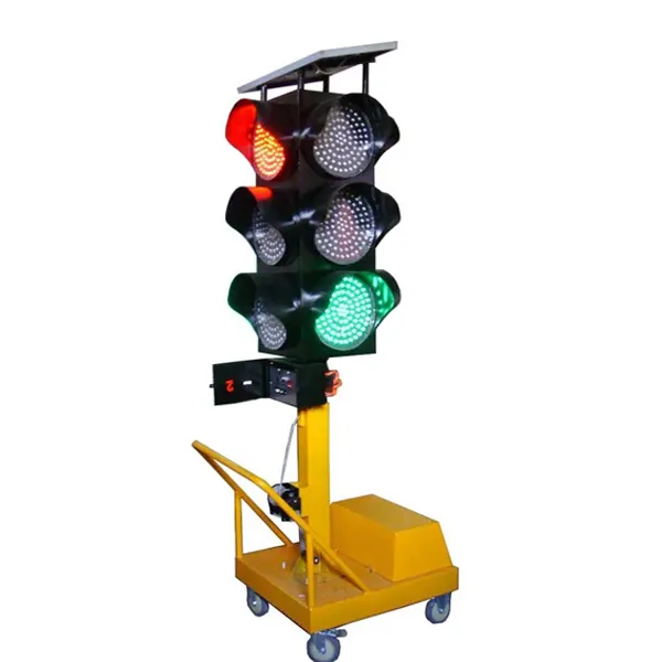 300mm 400mm Remote control solar led traffic light high quality powered panel system