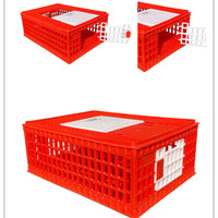 Cage de transport pour volailles, cage de transport en plastique pour poulets, cage à poulets, cage à canards