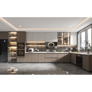 Set di <span class=keywords><strong>Mobili</strong></span> da <span class=keywords><strong>Cucina</strong></span> su Misura con Dimensioni Personalizzabili e Spazi di Stoccaggio Versatili per Cucine Open Space - Product Image 4