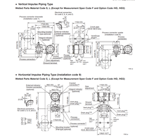 Transmetteur de niveau d'eau YOKOGAWA Vega Ejx210a, transmetteur de pression - Product Image 6
