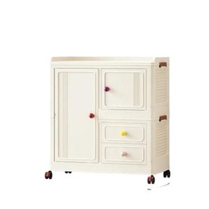 Armario plegable portátil para niños pequeños Almacenamiento conveniente de ropa y pañales - Product Image 2