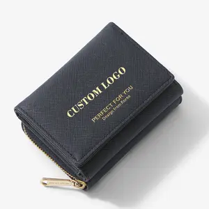 Hot Sale Women Wallets Small Bifold Leather Pocket Wallet Ladies Mini Short Purse