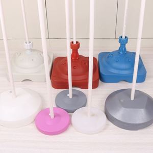 Base carrée décorative lestée pour ballons, 34x34x24cm, design arche remplie d'eau, pour Anniversaire, Saint-Valentin, Festival du Printemps - Product Image 4