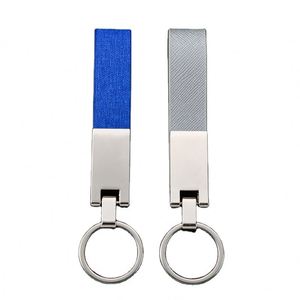 Custom Logo Men's High-Grade Metal Pu <b>Leather</b> Car <b>Keychain</b> Boutique Business Gift <b>Leather</b> <b>Keychain</b> Key Chain - Product Image 1