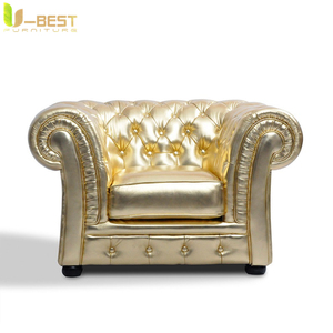 Thiết kế sofa cổ điển công nghiệp retro sang trọng phong cách Vàng sofa xì gà quán rượu Câu lạc bộ Studio Xe Đại lý phòng khách đồ nội thất phòng khách - Product Image 1