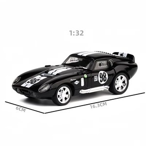 Modellino Auto Sportiva <span class=keywords><strong>Cobra</strong></span> in Metallo Pressofuso 1:32 con Suoni, Luci, Porte Apribili e Funzione Pull-back, Regalo per Ragazzi - Product Image 1