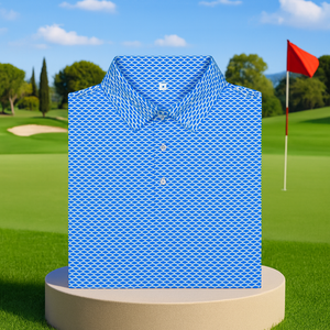 Maillot de golf de luxe à séchage rapide et extensible dans 4 sens, évacuation de l'humidité, performance athlétique, polyester, spandex, Texas pour polo - Product Image 1