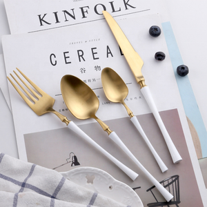 Bắc Âu Phương Tây Tùy Chỉnh 304 Thép Không Gỉ Sáng Nhỏ Hoang Dã Eo Bít Tết Dao Và Ngã Ba Hộ Gia Đình Bộ Đồ Ăn Muỗng - Product Image 6