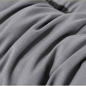 사계절 맞춤형 친환경 호텔 침대 폴리에스터 짙은 회색 두께 매트리스 토퍼 - Product Image 3