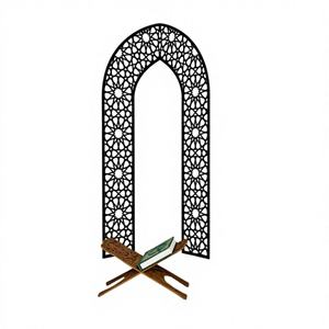 Modern <b>Islamic</b> <b>Wall</b> Mirror Customized Color & Shape Large Home Decor Arabic Calligraphy Muslim MDF Wood Iron 12mm Thick - Product Image 1