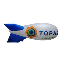 Ballon publicitaire géant gonflable personnalisé en forme de dirigeable à vendre