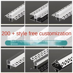 Indoor Business Office LED Linear <b>Light</b> Anodized Aluminum Surface Mounted Ceiling & Side Mounted Embedded Strip <b>Light</b> - Product Image 6
