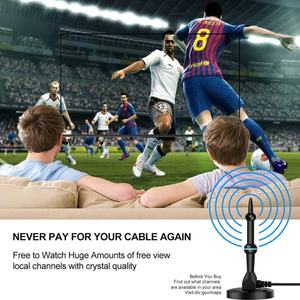 Vente chaude pour le nouveau modèle HD <span class=keywords><strong>antenne</strong></span> numérique amplificateur intérieur matériau ABS magnétique à Gain élevé 1.5 VSWR TEOU marque privée - Product Image 6