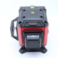 Niveau laser 3D bleu super industriel DIY à 12 points, auto-nivelant 360° horizontal et vertical, mini format de poche 12 cm, batterie Li-Ion